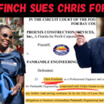 Found NOT GUILTY of bribery, James Finch sues Lynn Haven City Engineer Chris Forehand